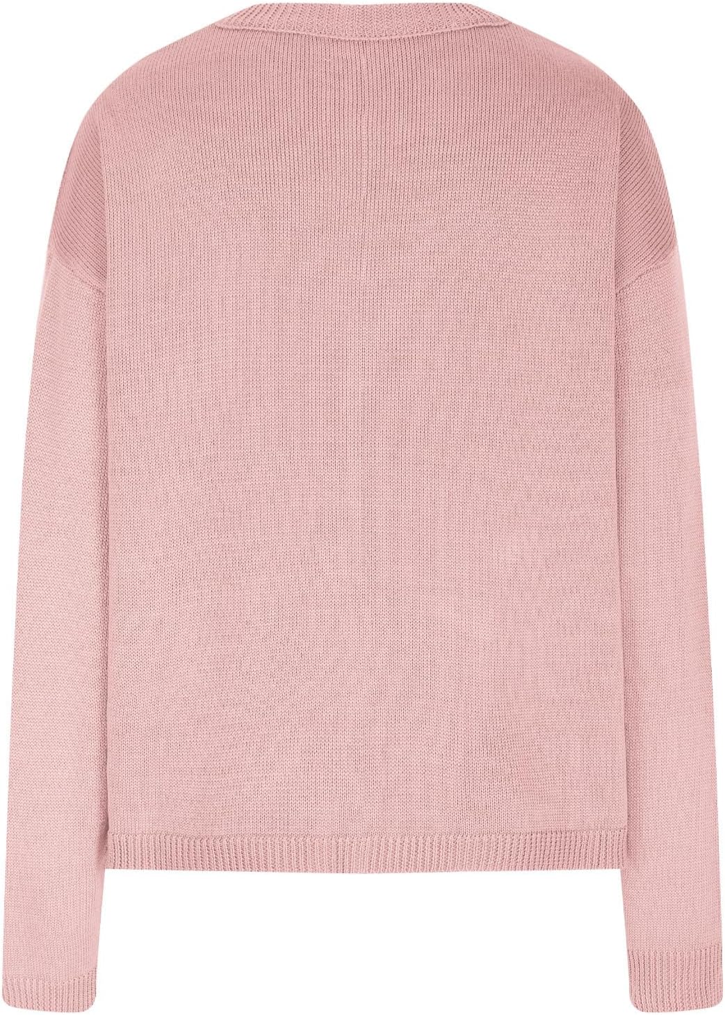 Womens Crewneck Sweater Long Sleeve Casual Knit Pullover Top | Women's Crewneck Sweater With Lightweight Knit, Long Sleeves And Relaxed Fit For Fall, Winter, Work And Everyday Wear