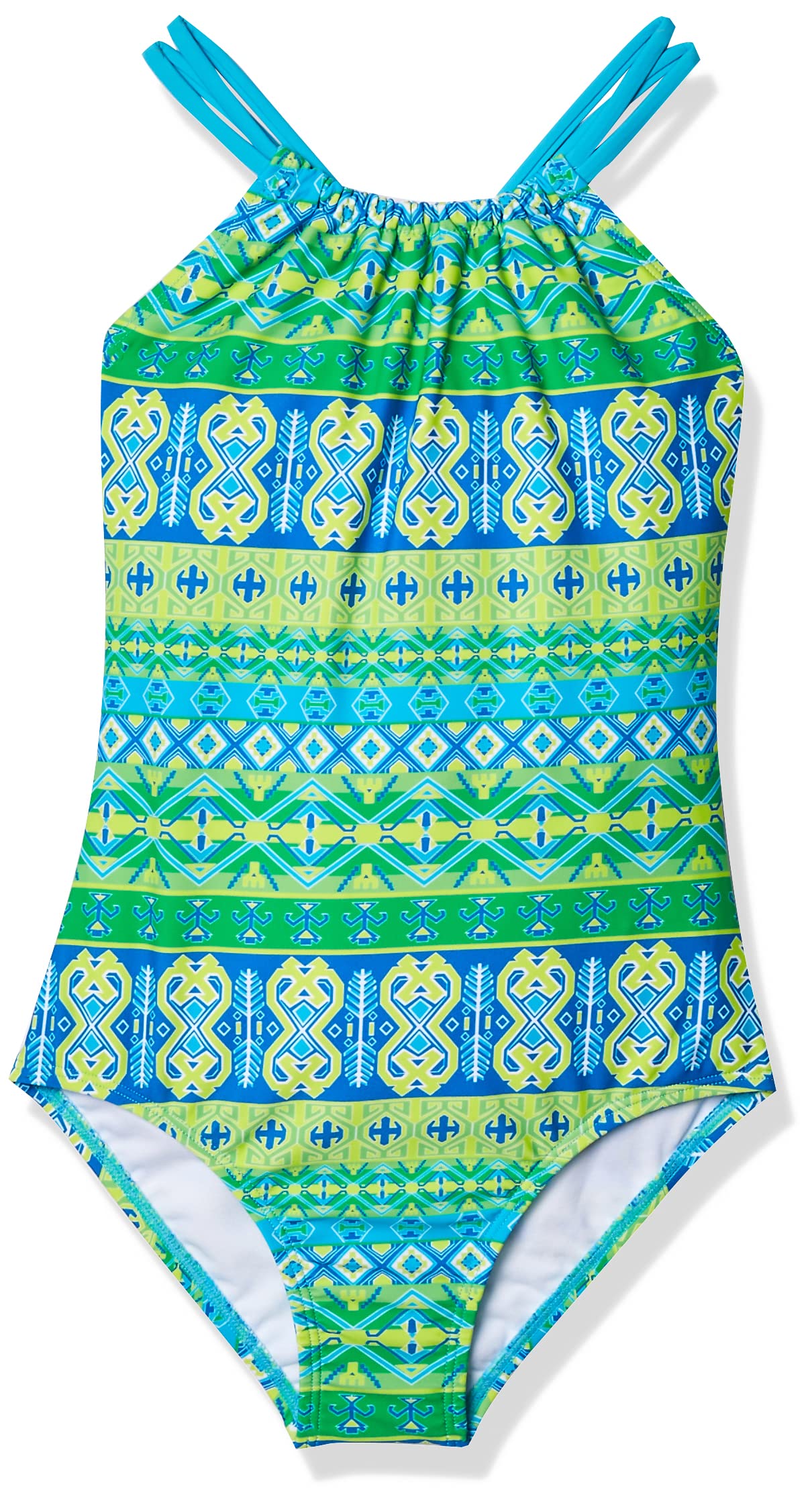 Kanu Surf Girls Jasmine Beach Sport Halter One Piece Swimsuit
