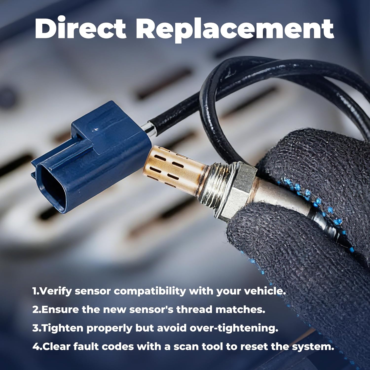 MOSTPLUS 234-4301 234-4309 234-5060 Upstream + Downstream Sensors Oxygen Sensor Compatible with 04-06 Nissan Altima Maxima 3.5L Set(4)