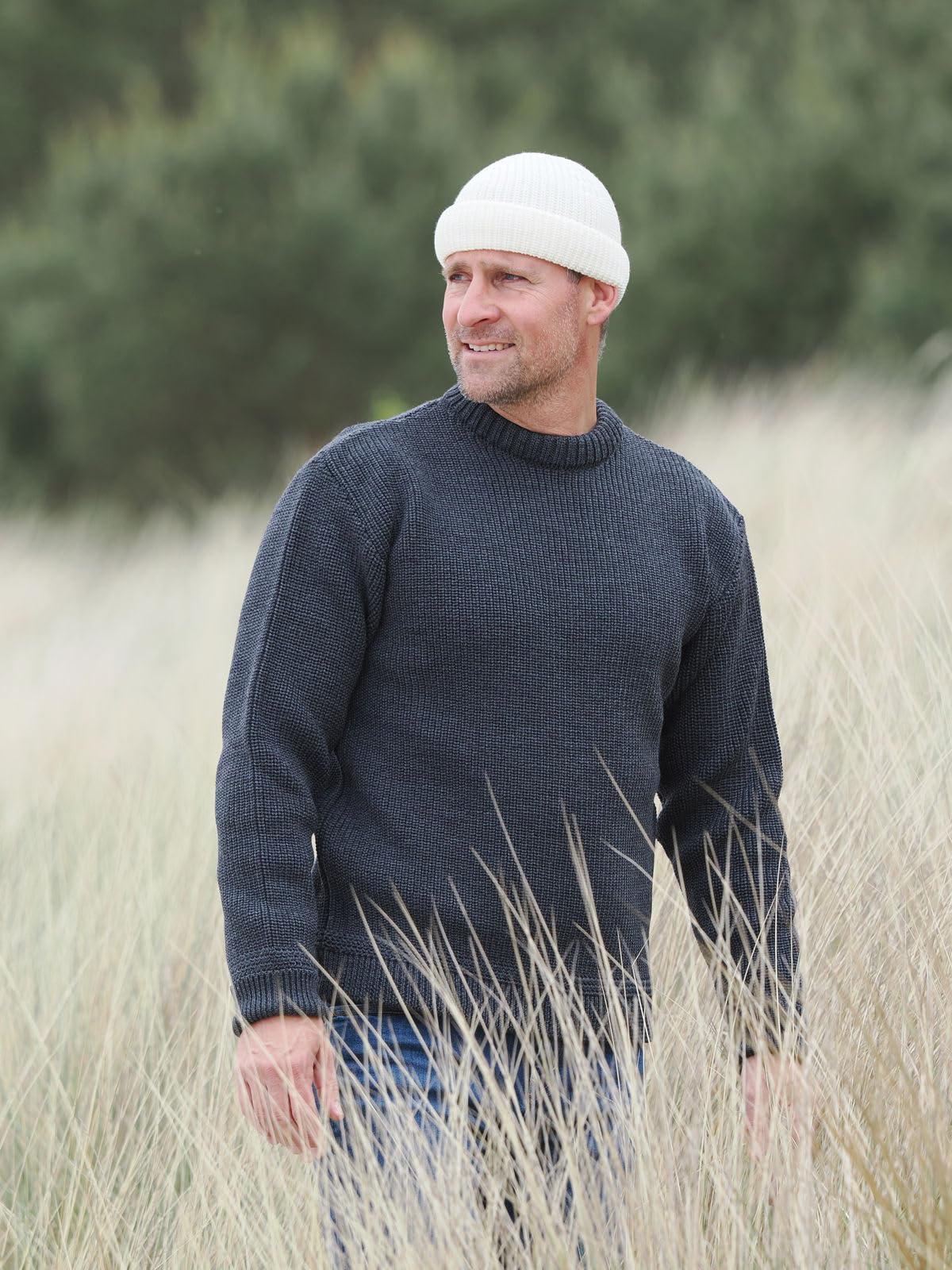 Blauer Peter - Merino-Rundhals-Troyer - Pullover - 10 Farben
