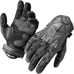 Zune Lotoo Gants Tactiques Militaire pour Homme, Gants de Moto à Écran Tactile en Matériau TPR Résistant aux Chocs avec Coussinets de Paume XRD pour Airsoft Paintball Motocross Escalade Course