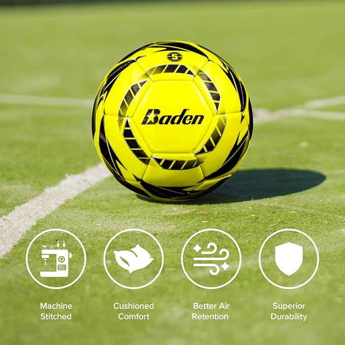 Balón de fútbol Baden Z-Series tamaño 5 miniatura 4