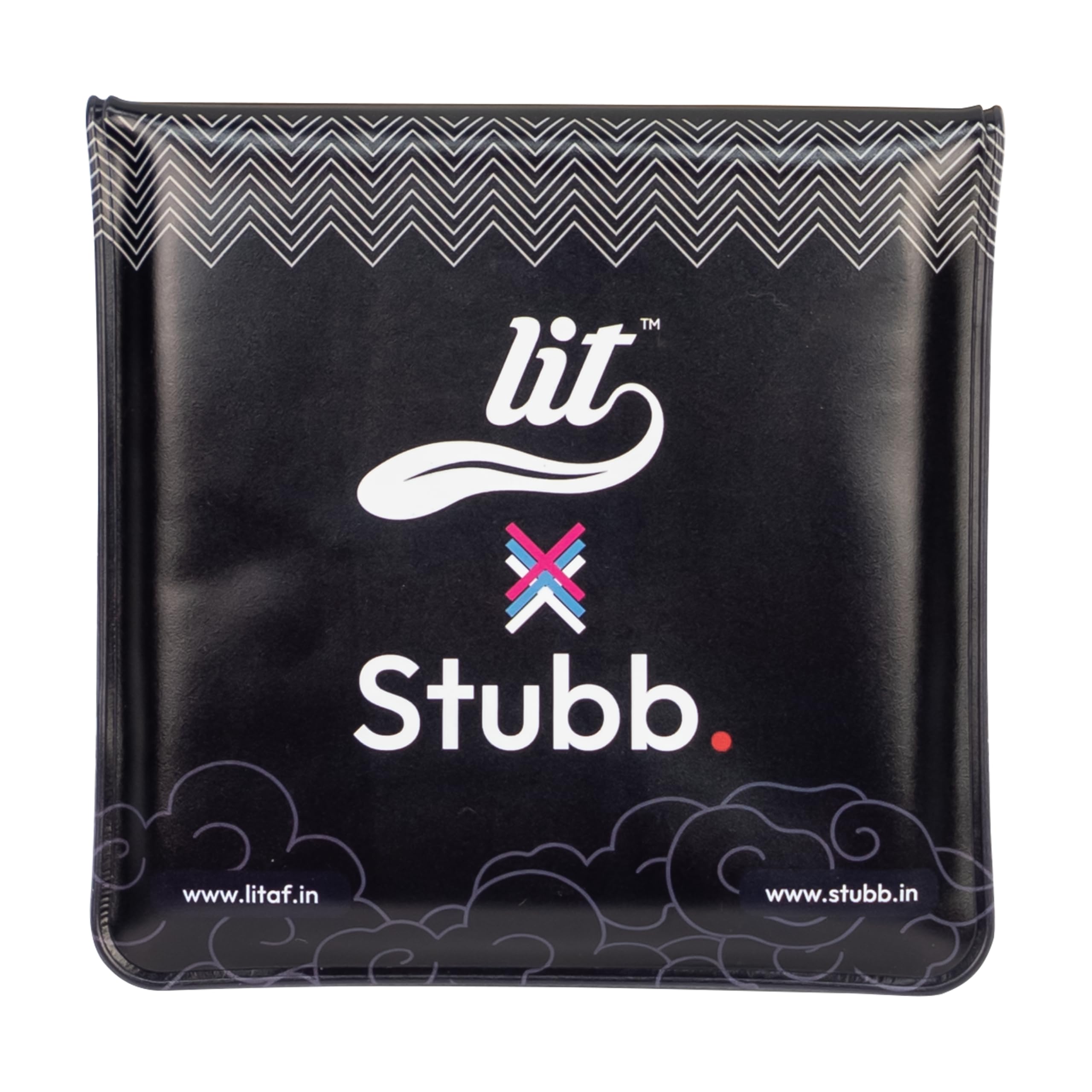 LIT x Stubb Pocket Ashtray, 1 Ashtray Pocket, Square Ash Tray, Ash Trays for Litting and other stuff for Home, Ashtray for Cigarette Stylish, Ashtray for Home, Car Ashtray(Black, 3"x3")-image-31