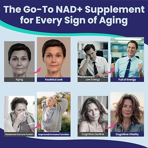 Miniatura 7 de Paquete de 2 gomitas de nicotinamida de 500 mg, suplemento NAD+ para mujeres y hombres con péptidos de colágeno, (niacina libre de rubor) vitamina