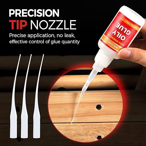 Miniatura 4 de 3 piezas de pegamento aceitoso de alta resistencia para soldadura, gel de superpegamento de soldadura mejorado 2025, adhesivo instantáneo, pegamento