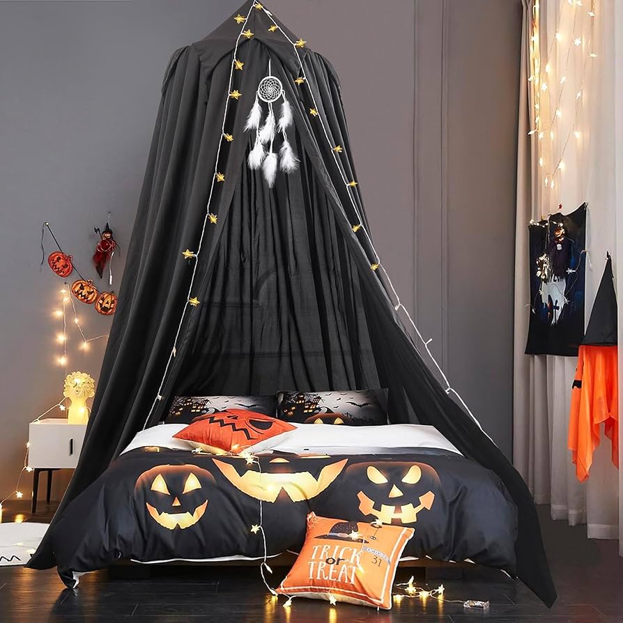 アキアカネのベットカバー、タオルケット Amazon.com: Akiky Bed Canopy for Kids Boys Baby Bed with