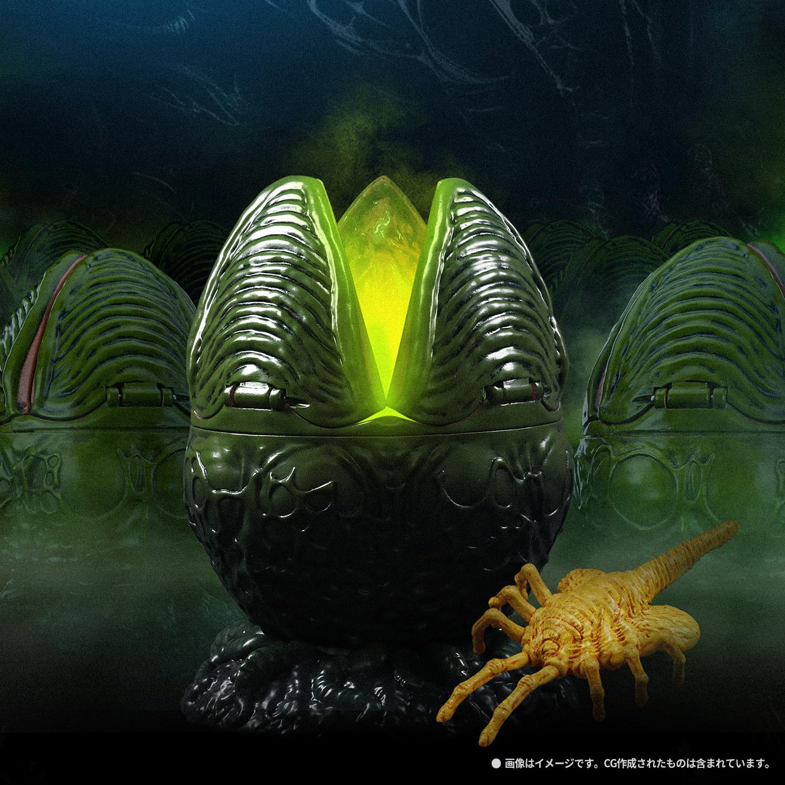 Amazon.co.jp: 52TOYS FigLite エイリアン(Alien) EGG ゼンマイ仕掛け