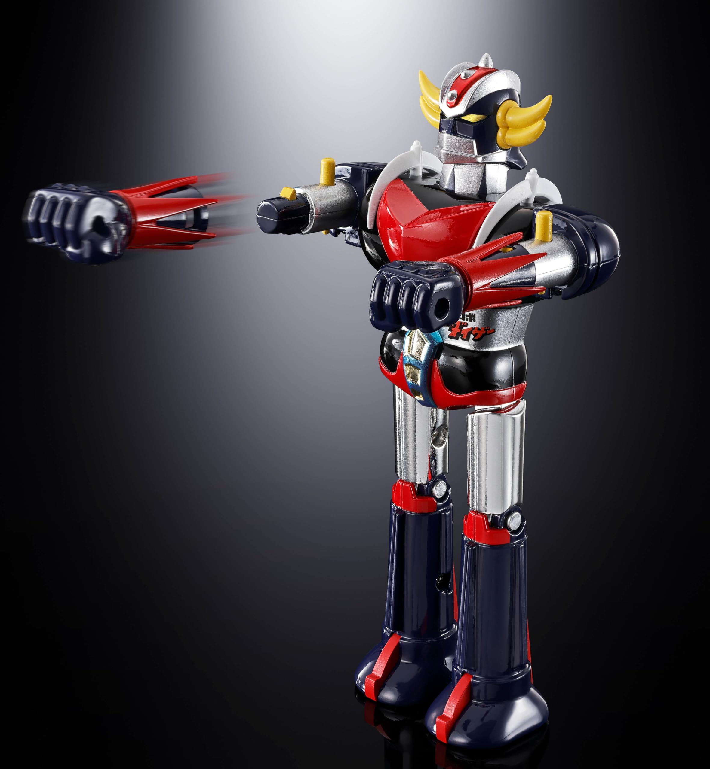 TAMASHII NATIONS Chogokin UFO Robo Glendazer Deluxe Glendizer & UFO Spazer, circa 135 e 120 mm, figura di azione pre-verniciata in ABS e PE