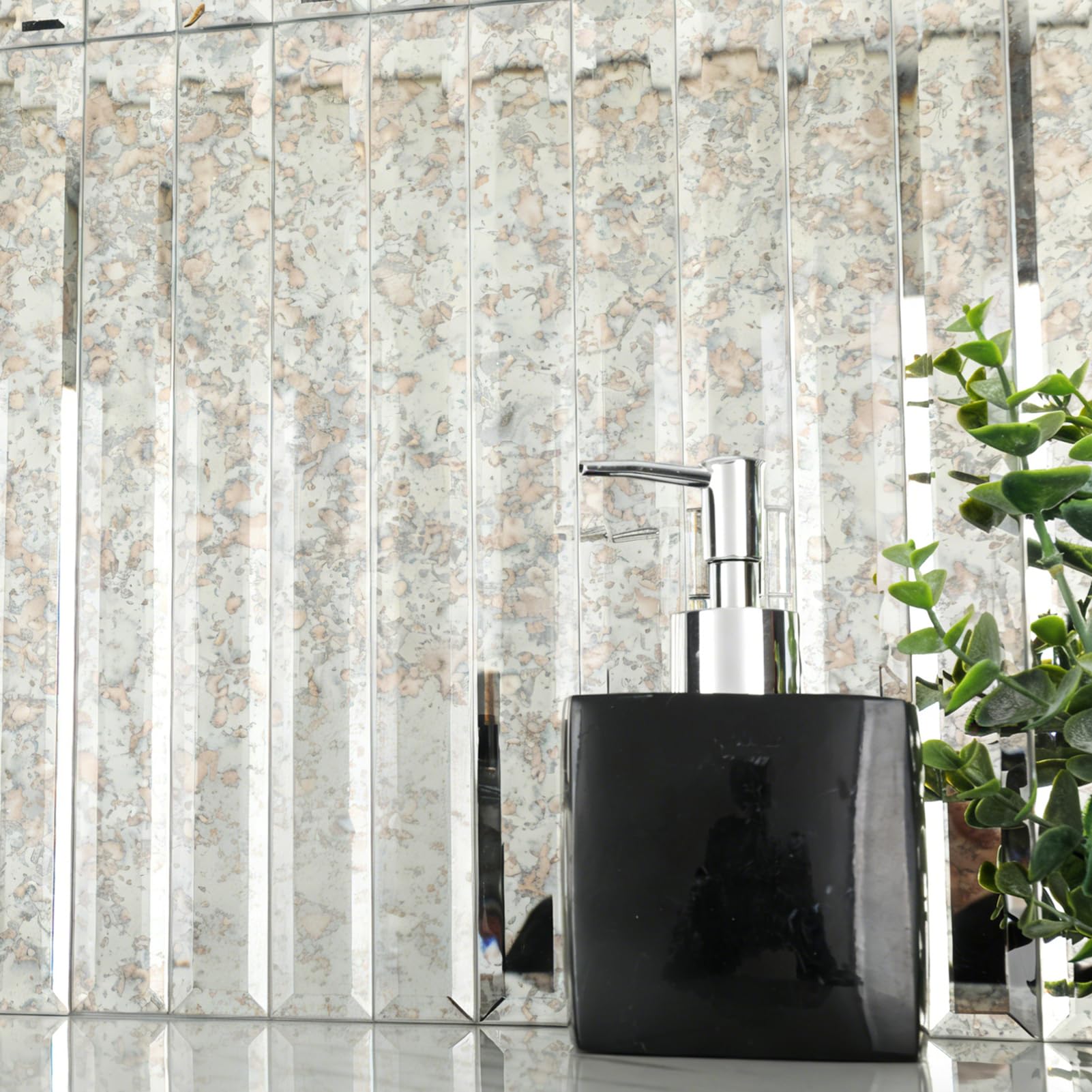 Diflart Beveled Mirror Backsplash Tiles