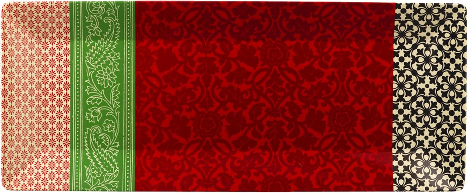 Grasslands Road Winter Bloom Rectangle Melamine Textile