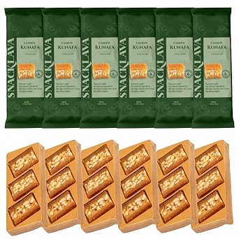 Snacklava Cashew Kunafa Bites - 6 Pack 18 Pieces