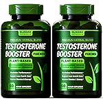 Testosterone Booster Supplement for Men - Male Enhancing Test Boost - Ashwagandha, L-Arginine, Tongkat Ali, Tribulus + More - Workout, Build Muscle, Strength, Energy & Performance - 2 Month Supply