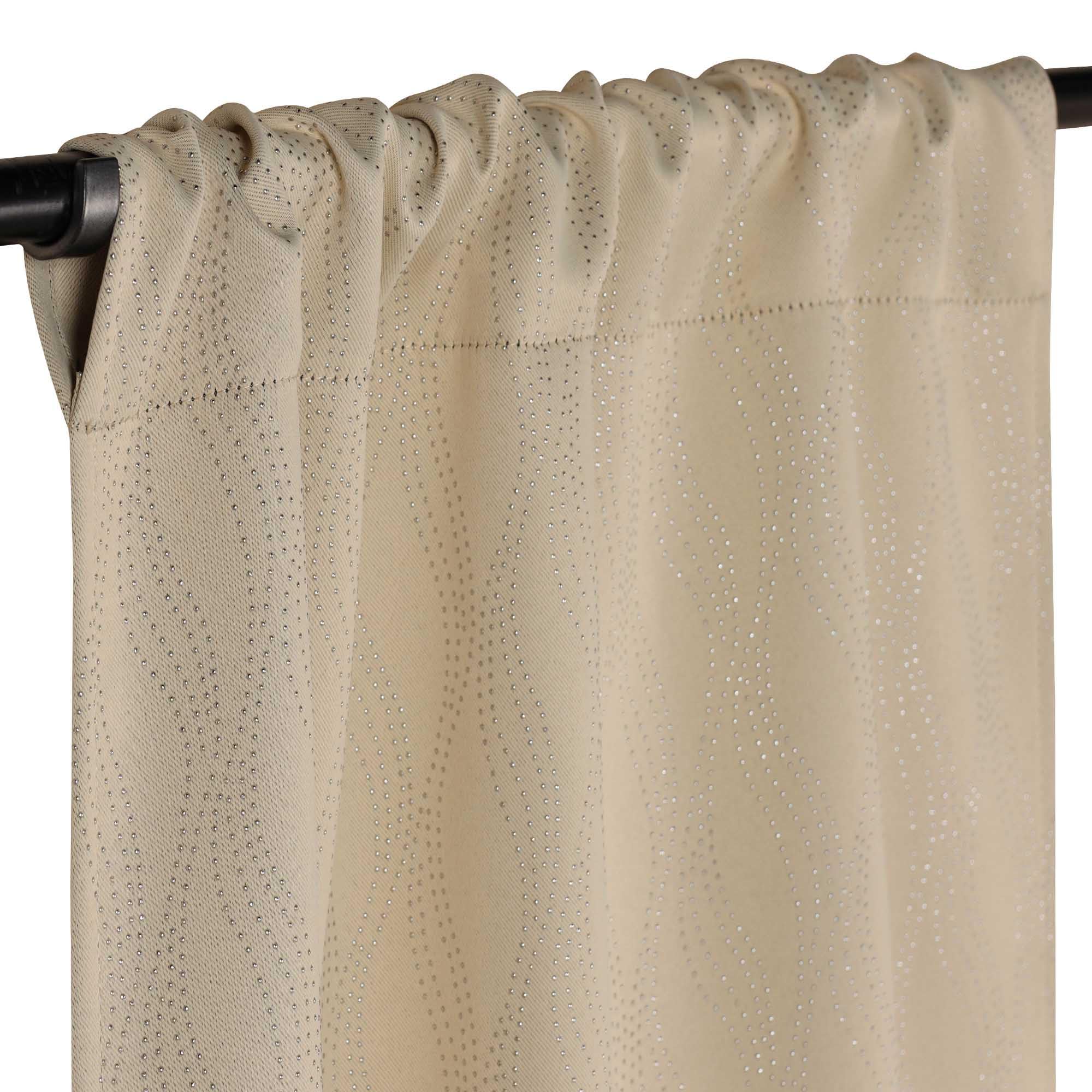 Rideaux occultants modernes ivoire 66x213cm lot de 2 Superior