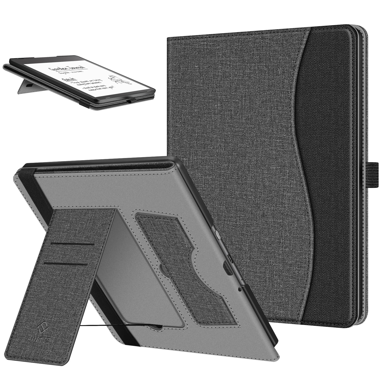 Fintie Stand Case for Kindle Scribe 10.2 Inch 2024/2022, Gray