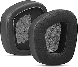Gvoears Replacement Ear Pads Cushions for Corsair Void/Void Pro/Void Pro RGB/Void Pro RGB SE/Void Pro Elite/RGB Wireless Earpads Gaming Headsets, Mesh Fabric with Soft Protein Leather(Black)