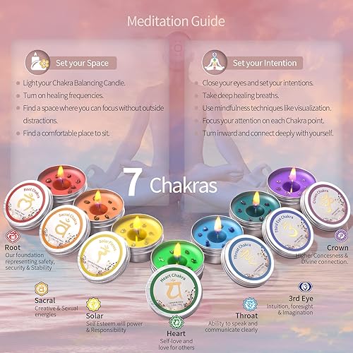 Miniatura 8 de Juego de velas perfumadas, velas de aromaterapia para el hogar, cumpleaños, Navidad, aniversario, regalos espirituales para mujeres, lata de vela de