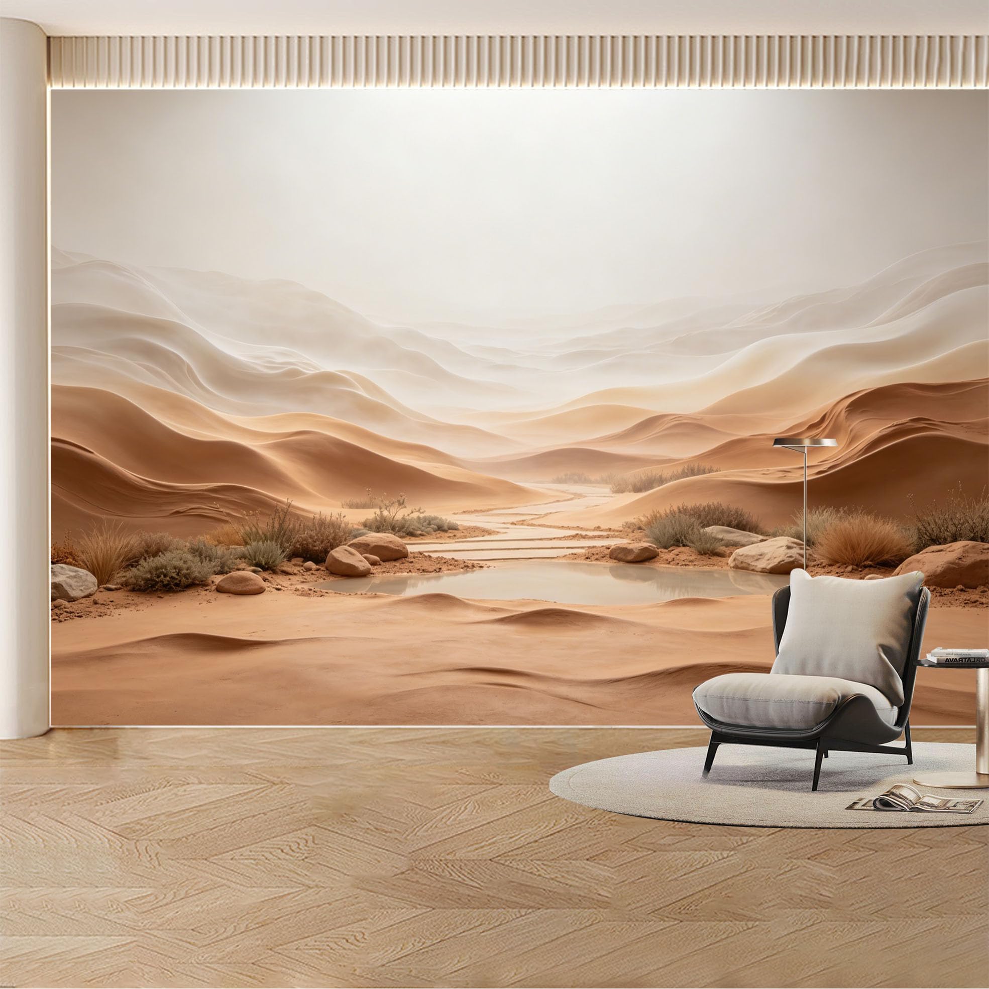 Custom Wall Mural Wallpaper Snowy Mountain Glacier， Nature Landscape 3D Effect Wall Decor， Misty Sunset Luxury Removable SelfAdhesive Large Photo for Living Room， Bedroom， Office