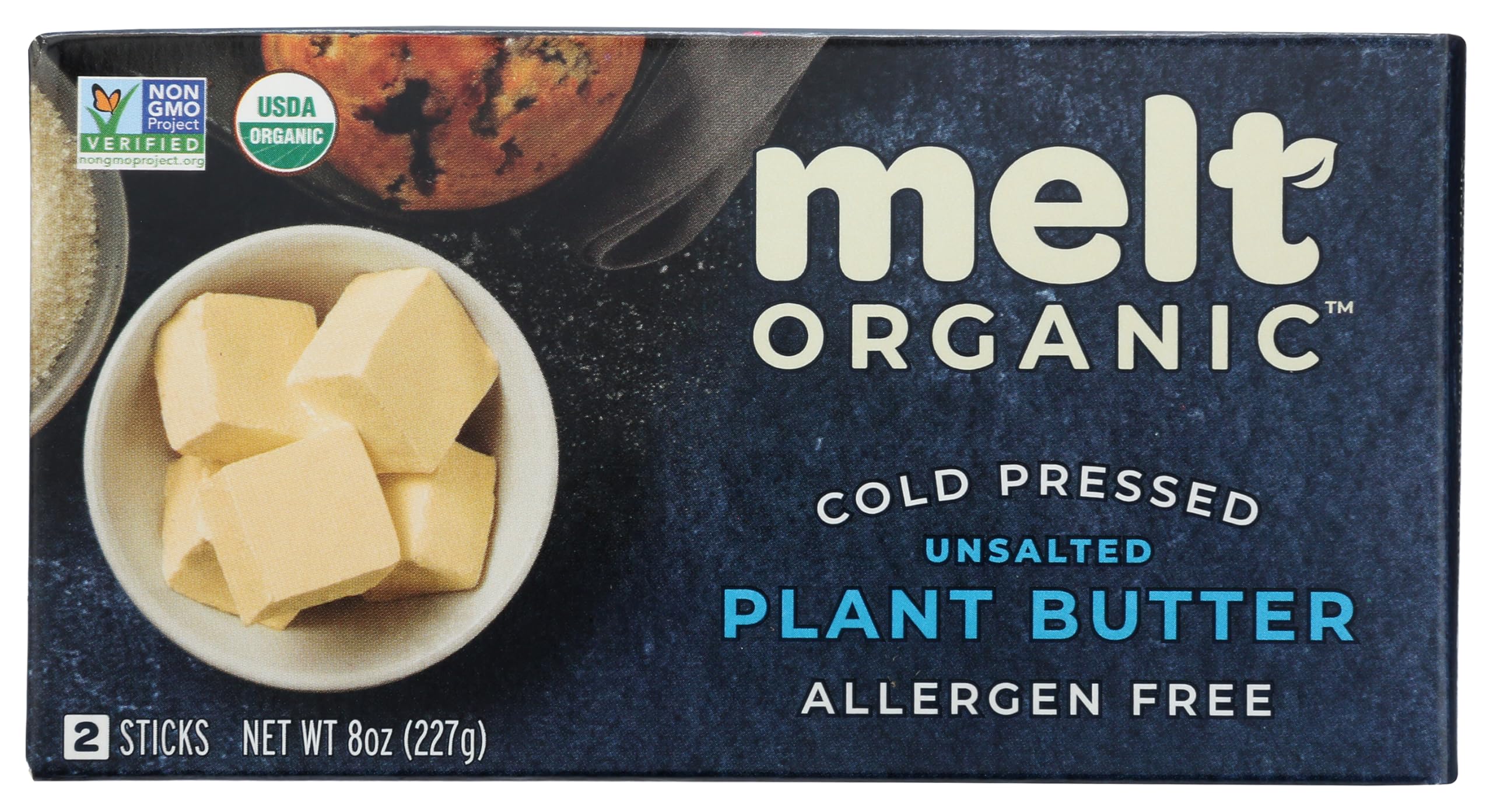 Melt Buttery Spread Organic Unsalted Buttery Sticks, 227 GR