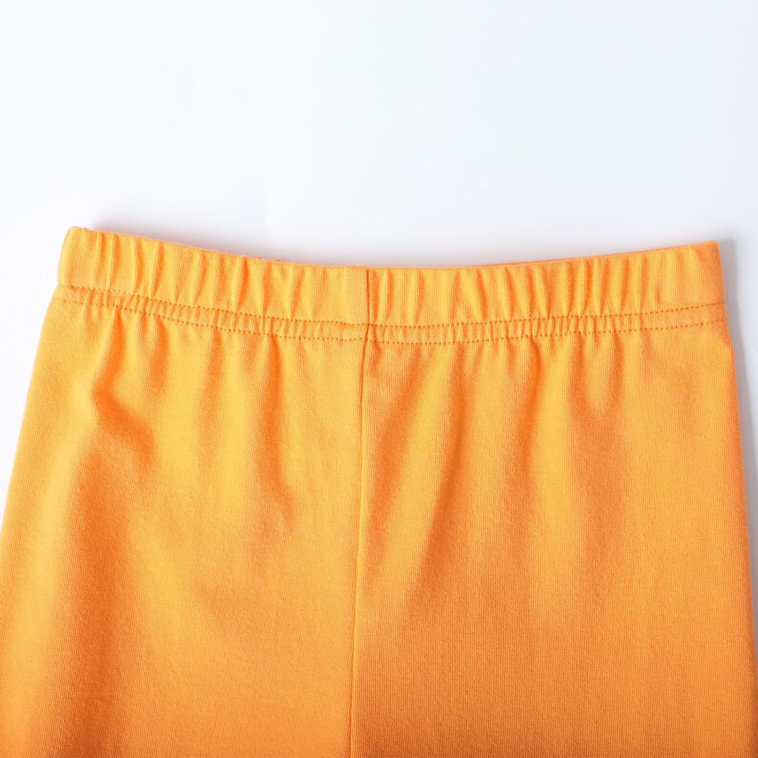 HILEELANG Cotton Leggings, Soft Stretch Pull-On Pants for Kids, Basic Solid Color Leggings, Sizes 4–14 Years - Image 8