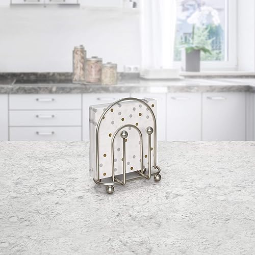 Miniatura 4 de Spectrum Diversified Despensa Works Arco vertical vertical con asa mesa de comedor contemporánea servilleta de almacenamiento para la organización