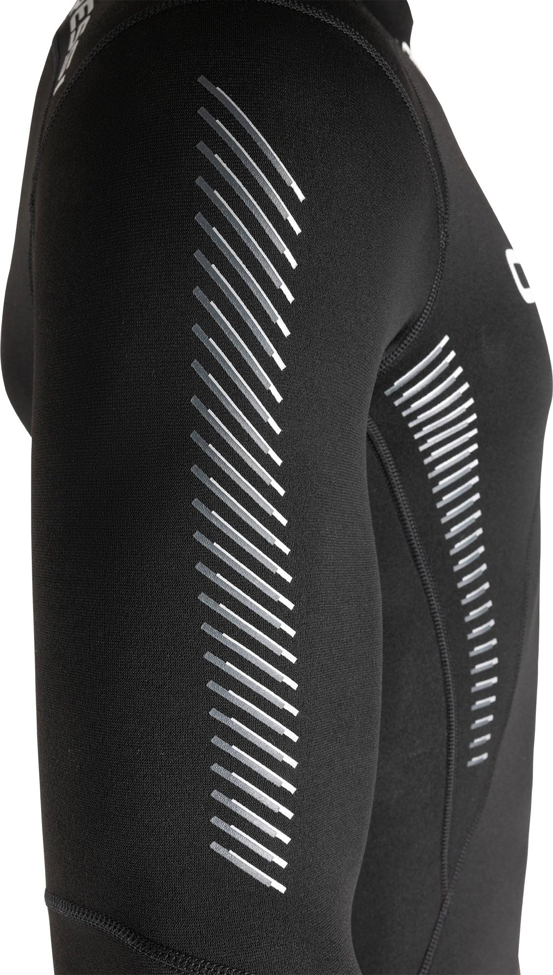 CRESSI Fast Man Monopiece Wetsuit - Muta Monopezzo in Neoprene Bifoderato 1mm High Stretch, Ideale per Immersioni e Snorkeling in Acque Temperate - Nero/Grigio