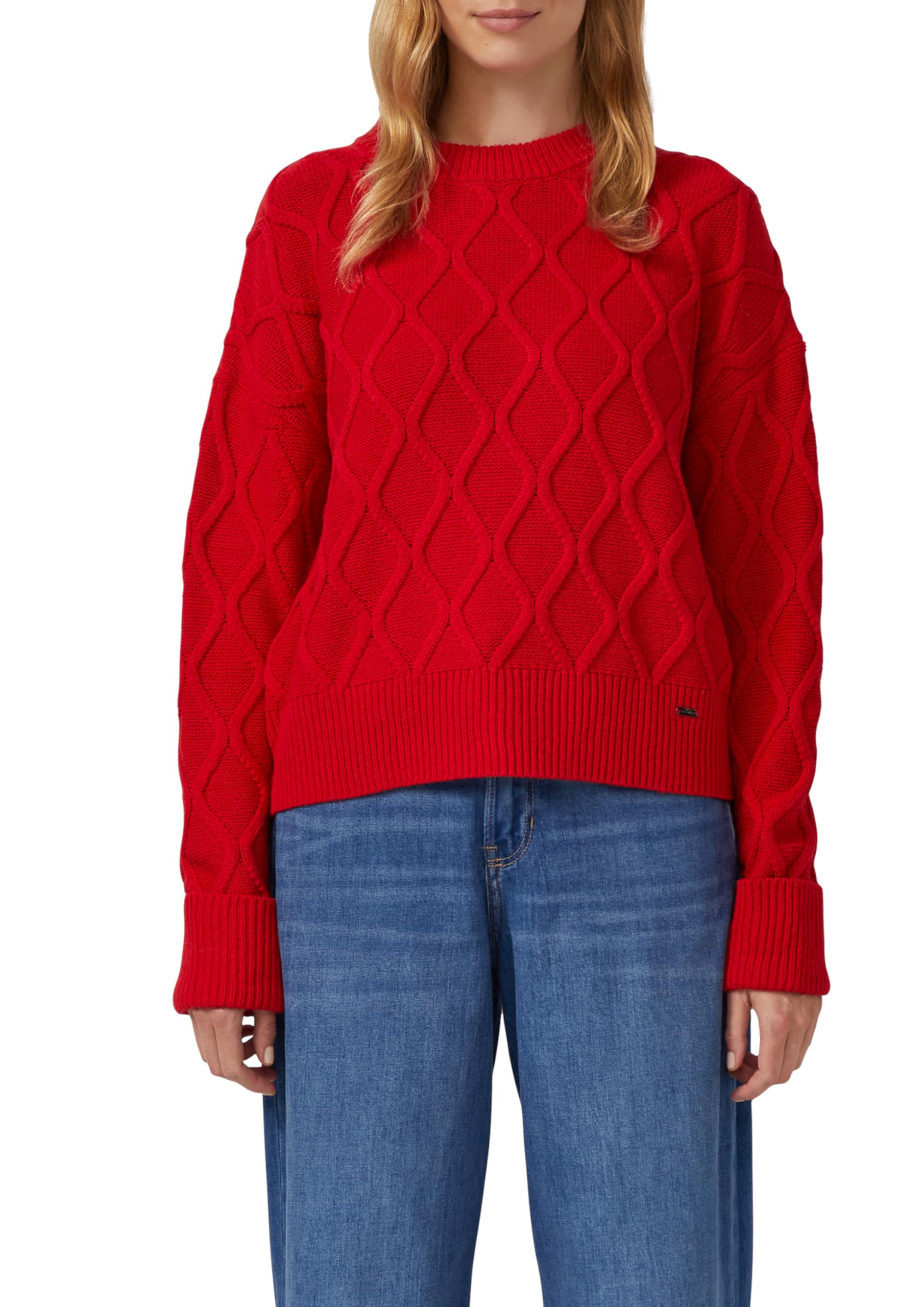 s.Oliver Pullover im Relaxed Fit mit Zopfmuster