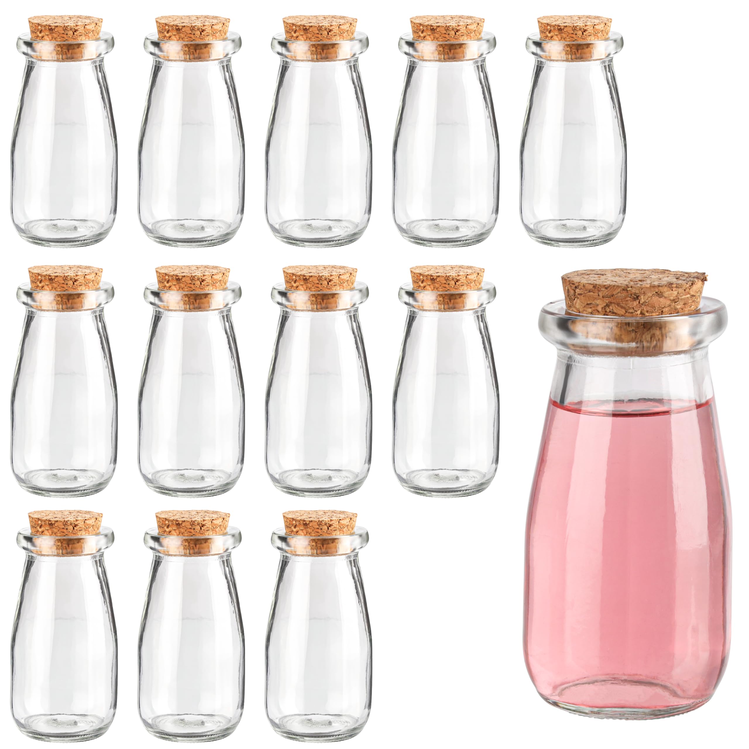 BELLE VOUS (Lot de 36 Pot avec Bouchon Liege en Verre - 30 ml - Mini BELLE VOUS (Lot de 36 Pot avec Bouchon Liege en Verre - 30 ml - Mini