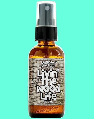 Miniatura 5 de Frankie & Myrrh Livin' The Wood Life Spray de aromaterapia - Pachulí, vainilla, sándalo, cedro. Aceite esencial de relajación y meditación. Aceites