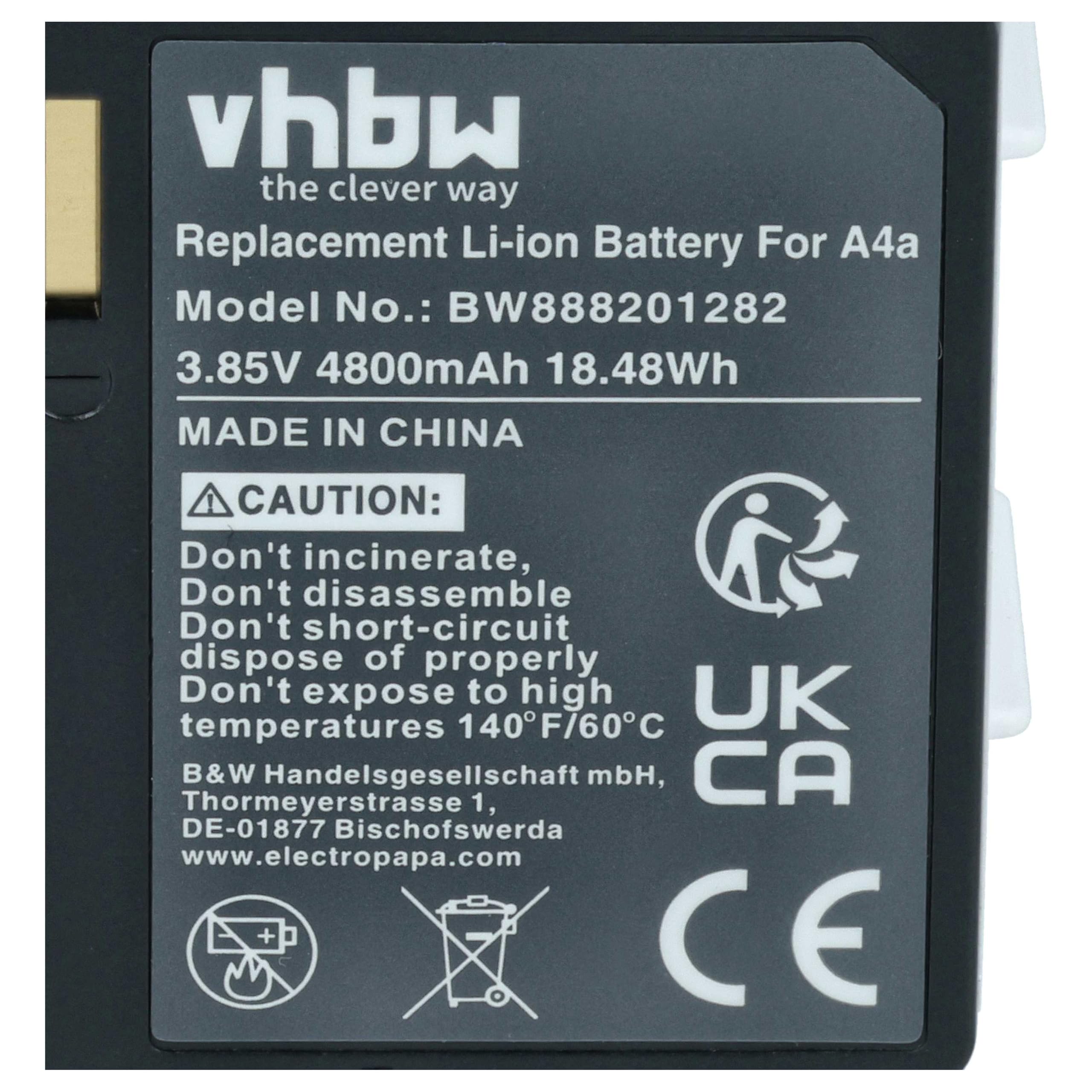 vhbw 3 x akumulator zamienny do Netgear A-4a, 308-10069-01