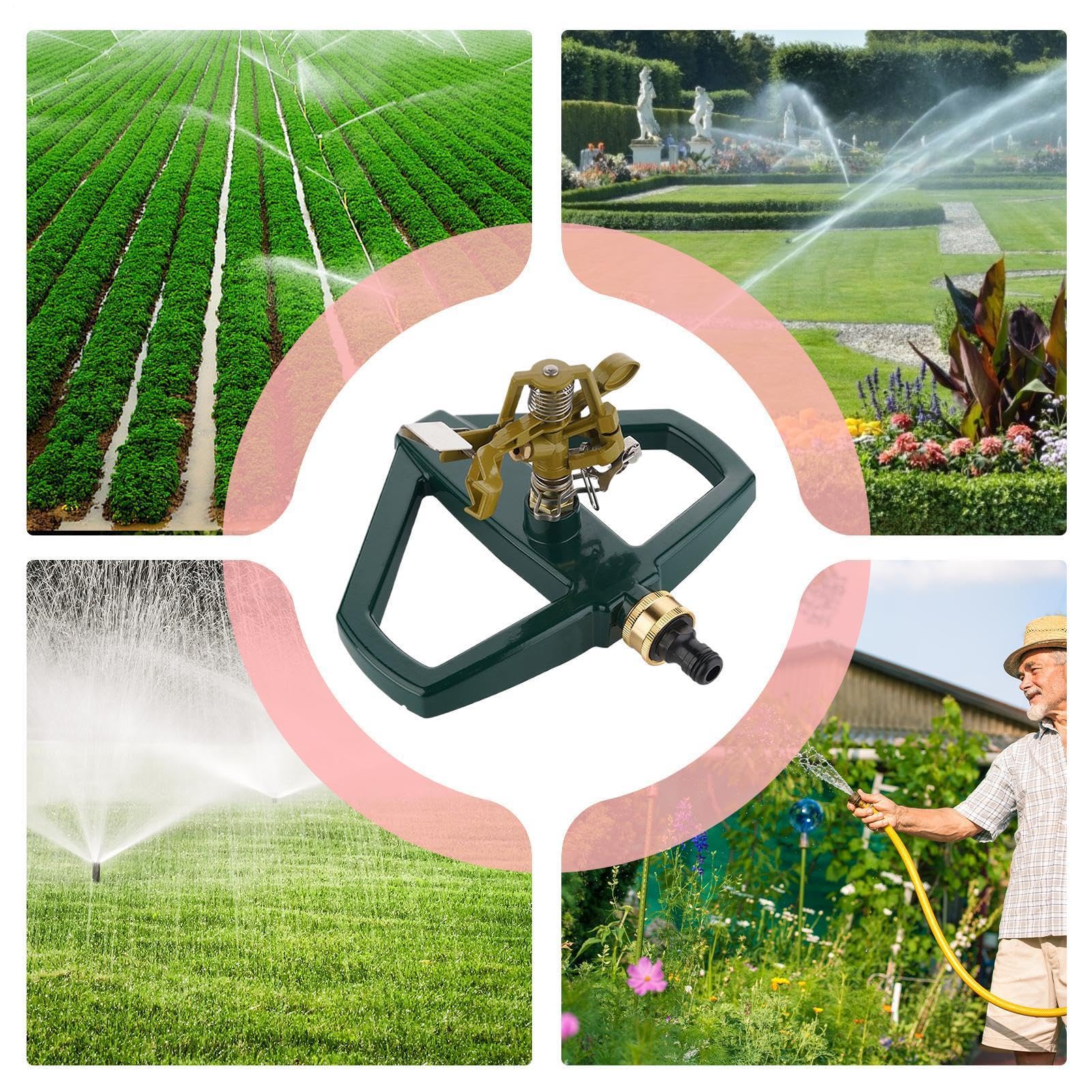 Arroseur À Eau par Aspersion Rotation Automatique Et Rotative À 360 Degrés