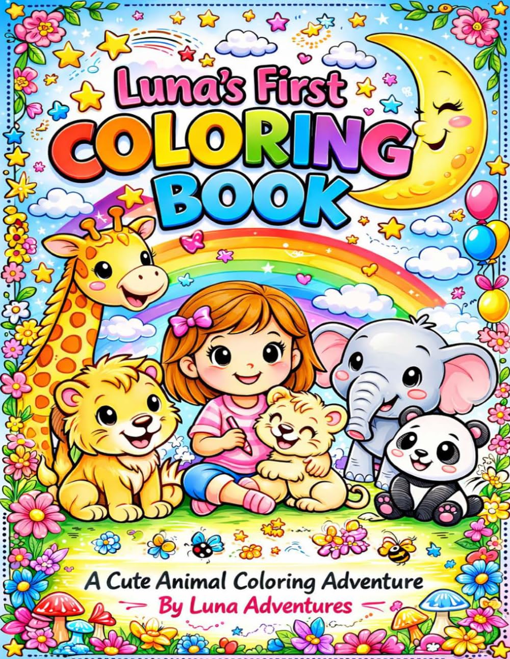Luna’s First Coloring Book (Luna’s Holiday Adventures Series)