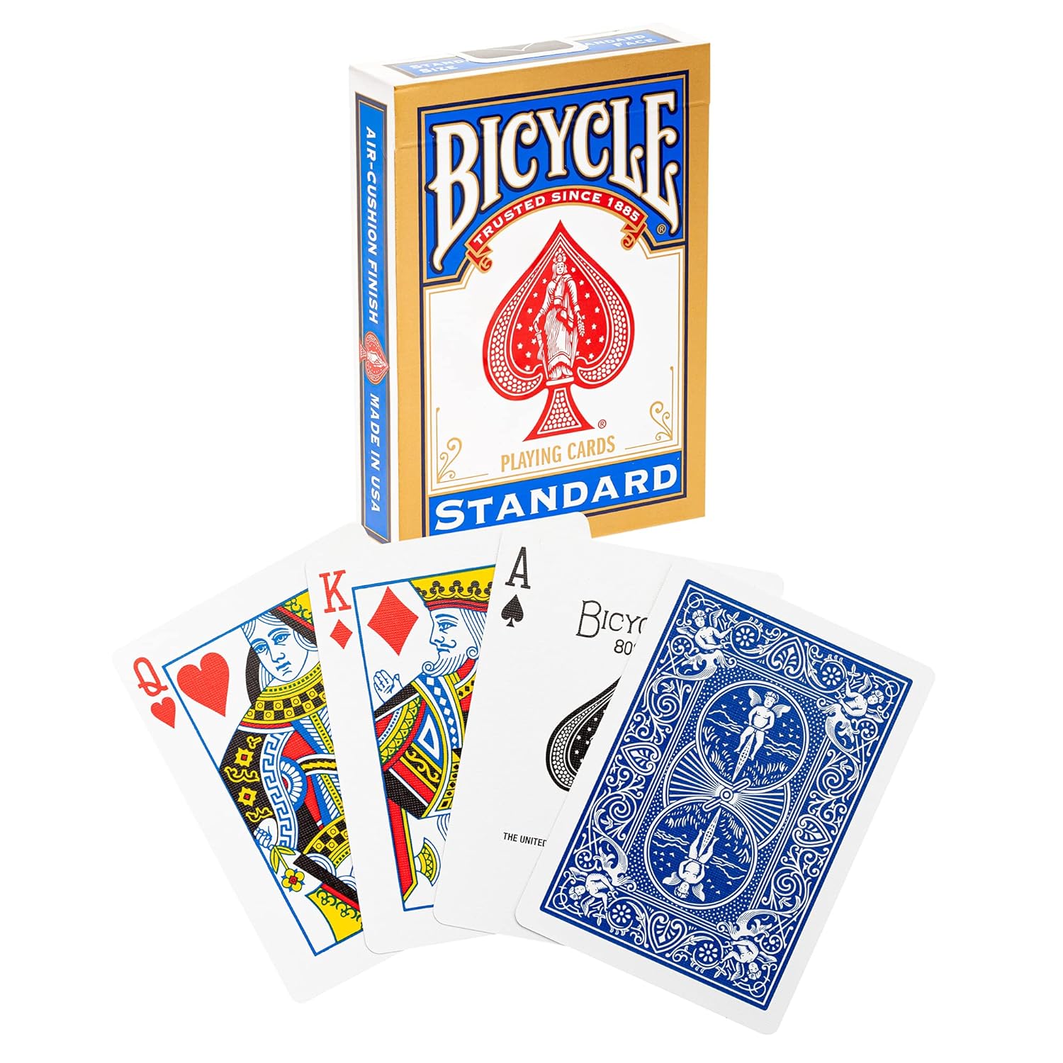 Bicycle Standard Rider Back Playing Cards, Red & Blue for All Ages,Pack