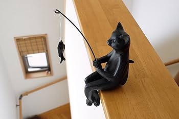 猫の置物 Amazon.co.jp: gg215昭和レトロ 猫の置物 高さ36㎝と33㎝のペア