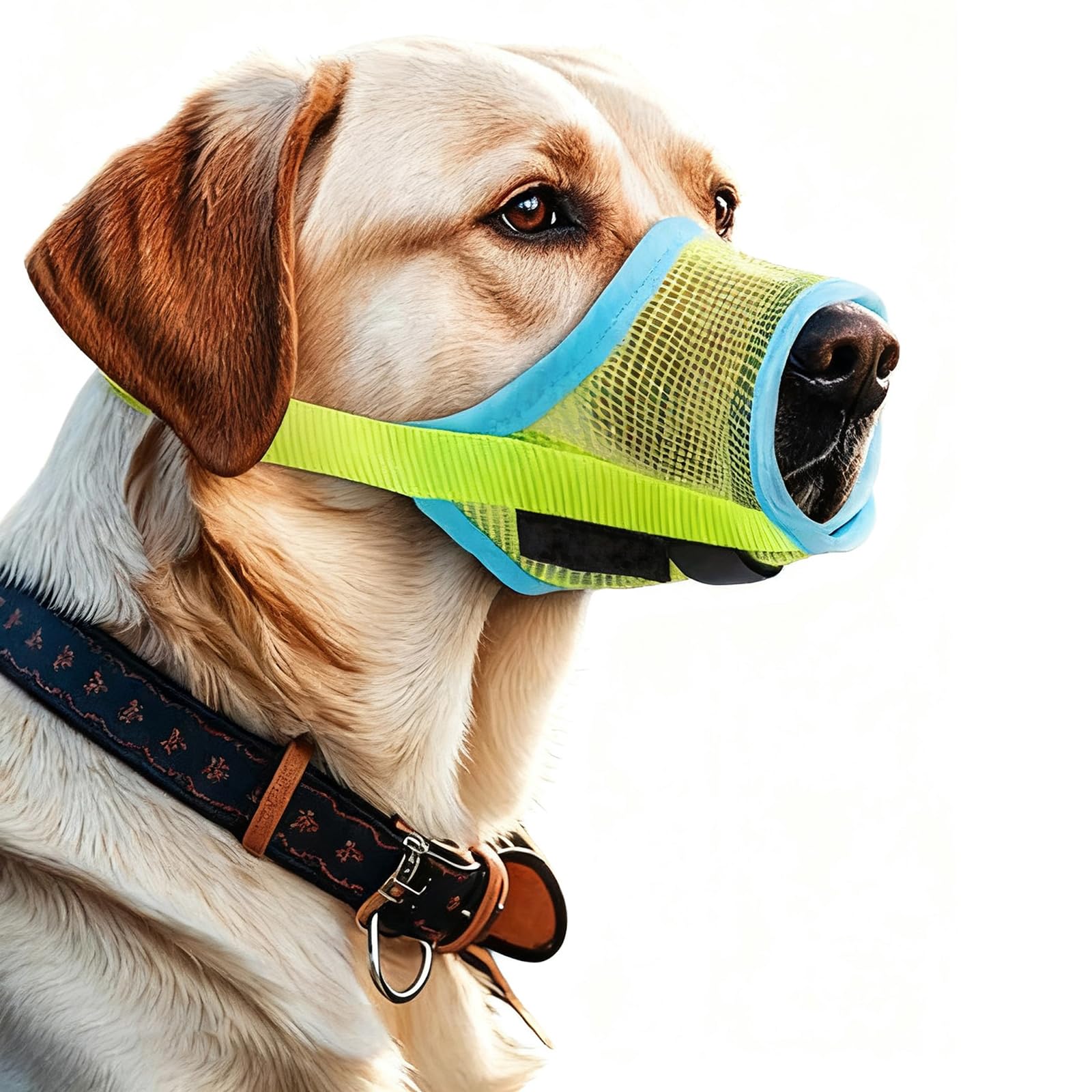 SHULLIN Nylon Maulkorb Für Hunde Atmungsaktiv Hund Maulkorb