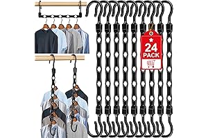 24 Pack Space Saving Magic Hangers - The Ultimate Closet Organizer