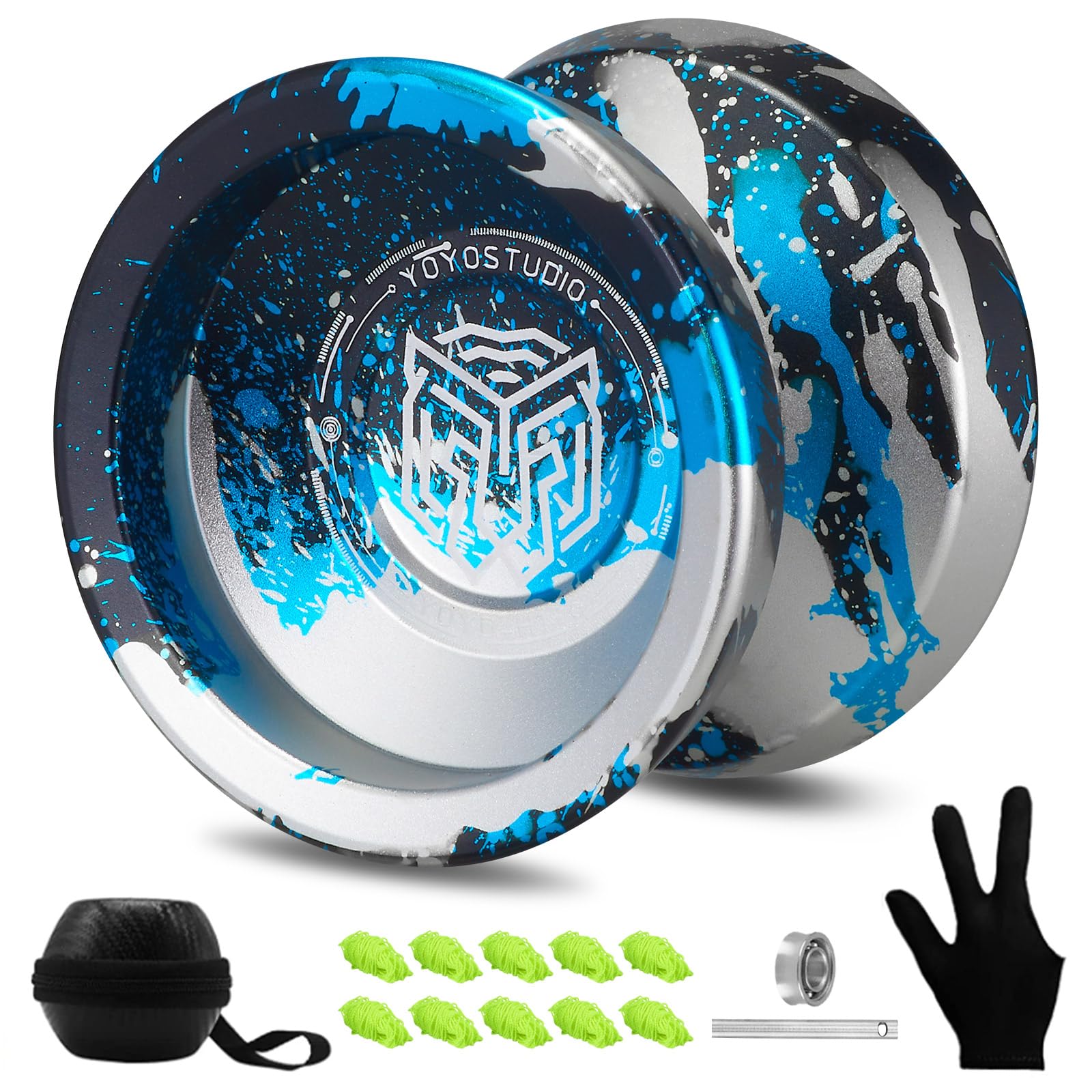 YOYOSTUDIODual Function Yoyo H17 (Black Blue Silver)