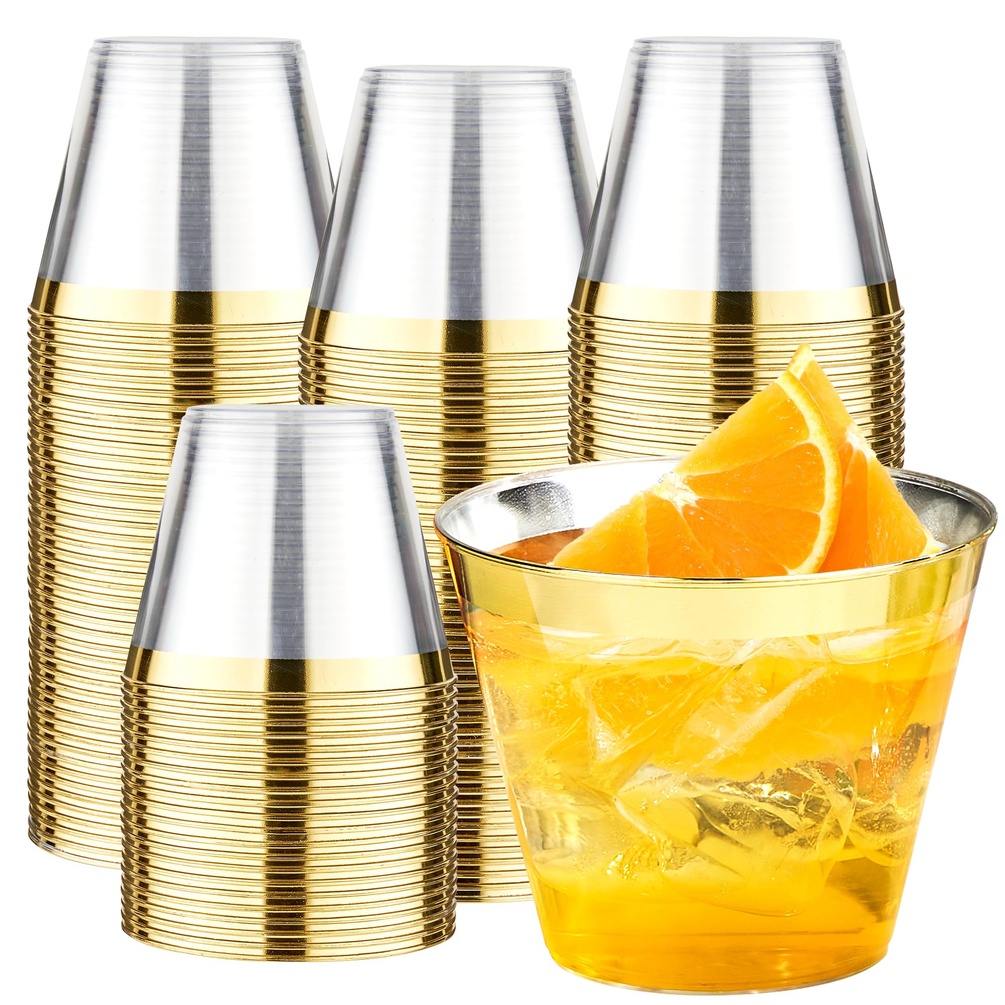 Clear Plastic Cups - 200 Pack for Parties -12