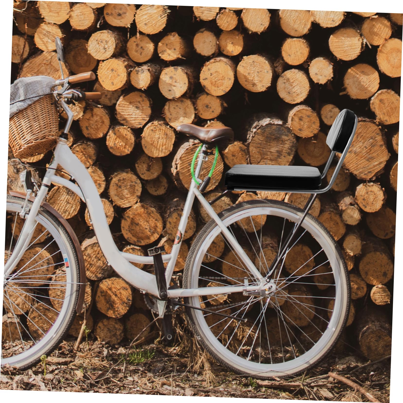 Hemobllo Fahrrad Rücksitz mit Rückenlehne aus Schwamm und Stahl und Schnelltrocknend Geeignet für Elektro und Klappräder Komfort für Familie und Kinder