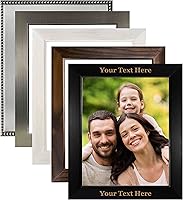 PersonalizationStreet Custom Engraved Photo Frame - Personalized Picture Frame in 5 Finishes, 5x7 8x10 11x14 Sizes for Tabletop or Wall