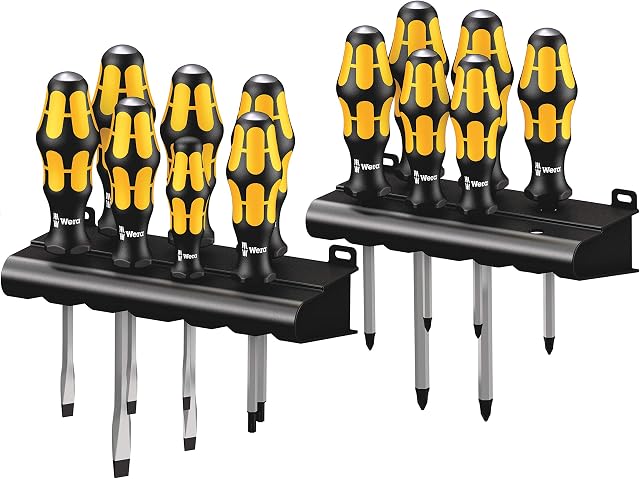 Wera 05133285001 Screwdriver Set Kraftform Big Pack 900, Silver, 13 pieces