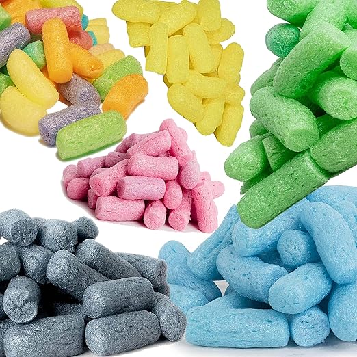 5 Cubic Eco Flo Biodegradable Packing Peanuts Eco Friendly Coloured Packaging Void Filler (Blue