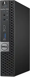 Dell Micro computador desktop OptiPlex 7050, Intel Core i7-7700T, 8GB DDR4, 256GB Solid State Drive, Windows 10 Pro (T6H1F)