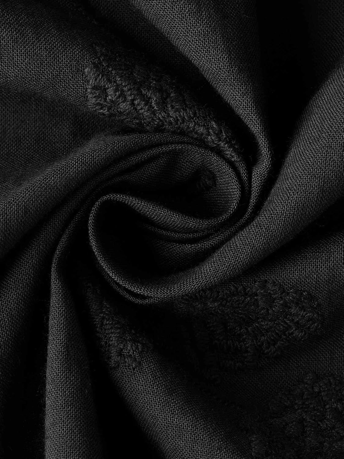 Womens Cotton Maternity Button Down Shirts Long Sleeve Delicate Jacquard Eyel Blouse Casual Nursing Blouse - Image 7