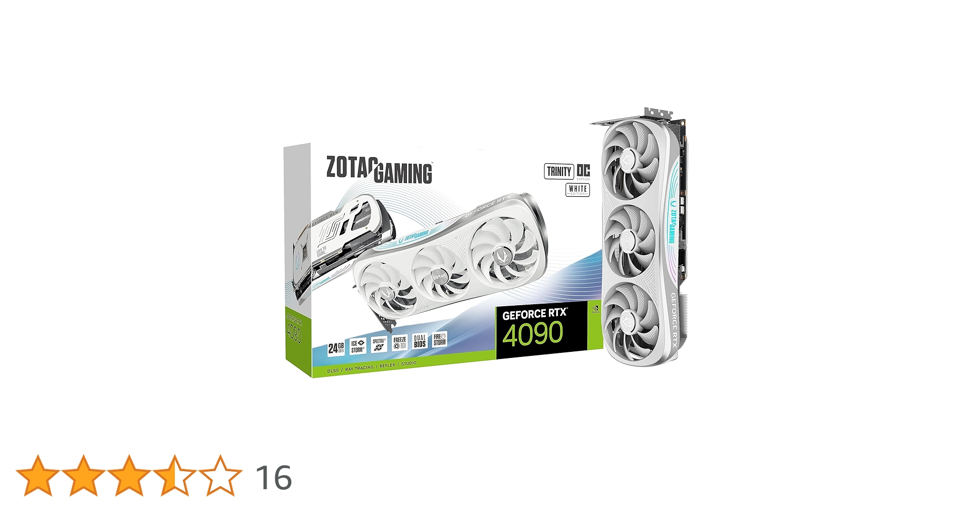 ZOTAC GEFORCE RTX 4090 ホワイトエディション Refurbished: ZOTAC GAMING GeForce RTX 4090 Trinity OC White