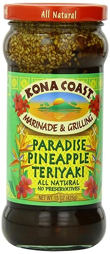 KONA COAST SALSA TERIYAKI PARDSE PNAPPLE 15OZ