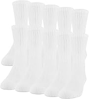 Gildan Men's Active Cotton Crew Socks 10-Pack - Moisture-Wicking, Cushioned Arch Support for Running & Daily Wear