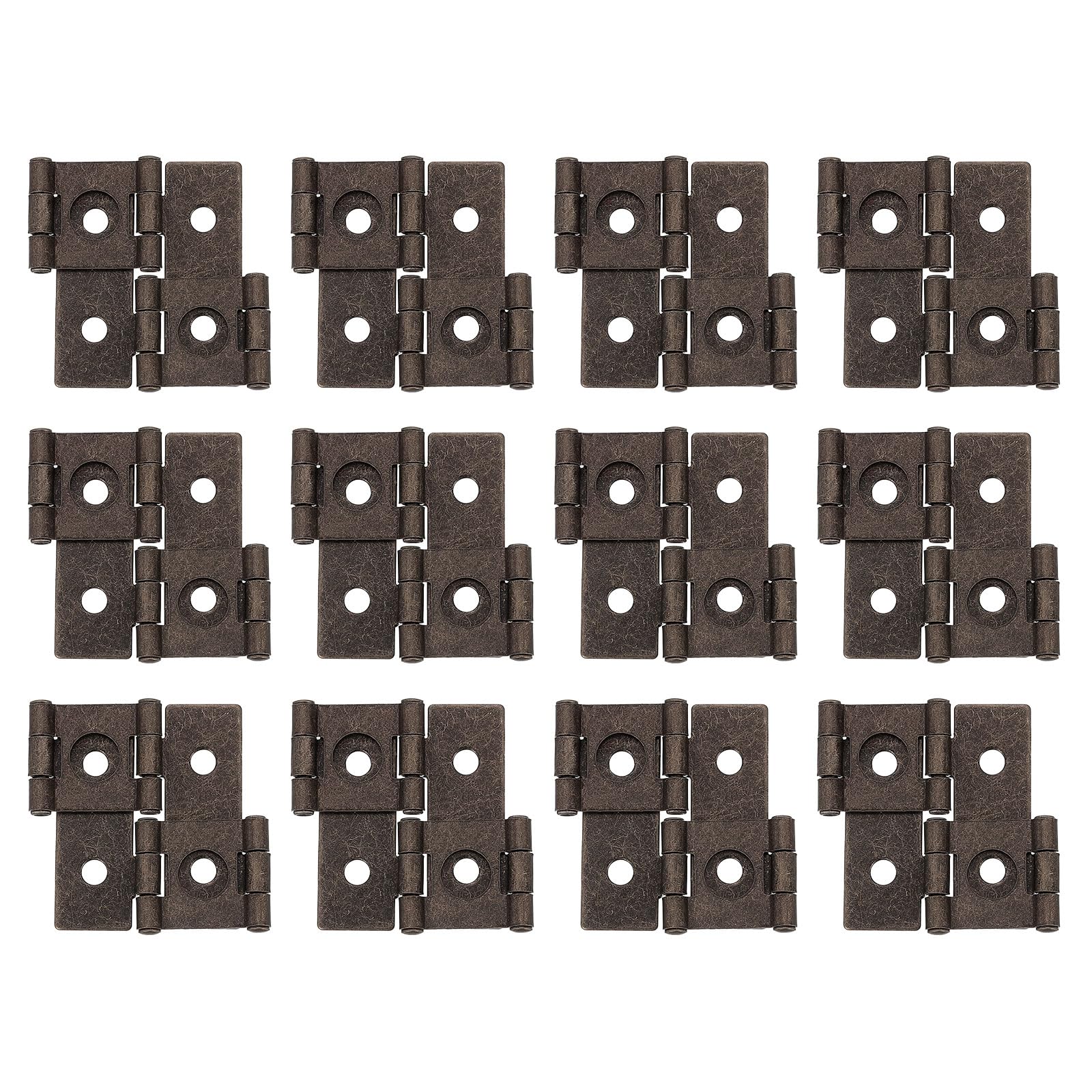 Charniére à double action pliante pour réparer un meuble ancien sans bloquer la porte