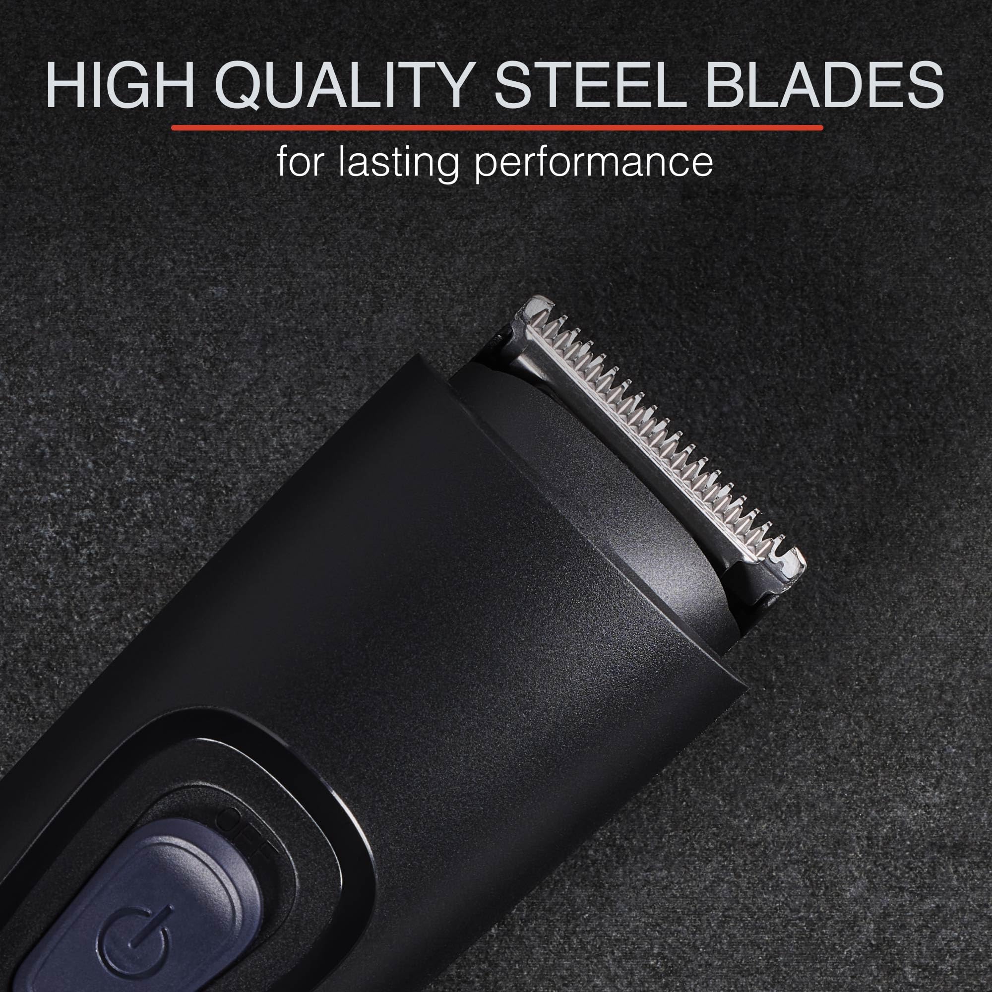 Remington Rechargeable Beard Trimmer Kit for Mustaches, Nose Hair, and Light Detailing and Grooming with Bonus Battery Nose Trimmer