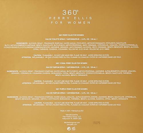 Vista 3 de Perry Ellis Set de Fragancias 360