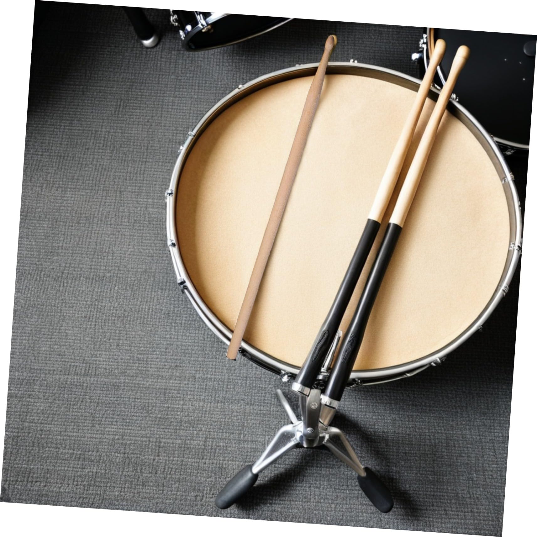 TOYANDONA 2 Satz 5a Maple Drumsticks mit Rutschfestem Griff und Stoffbeutel für Schlagzeuger